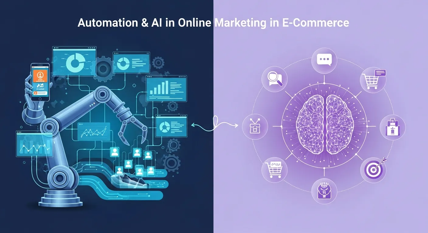 AI algorithms optimizing ad targeting, personalization, and conversion in e-commerce