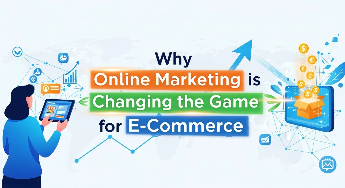 Smartphone and laptop displaying successful online store driven by digital marketing