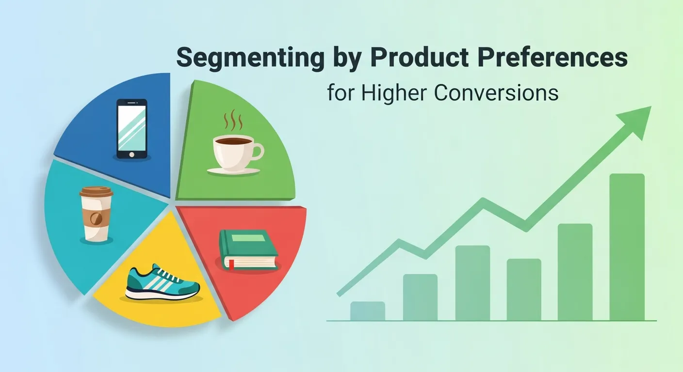 CRM platform organizing subscribers into product-specific groups for SMS campaigns