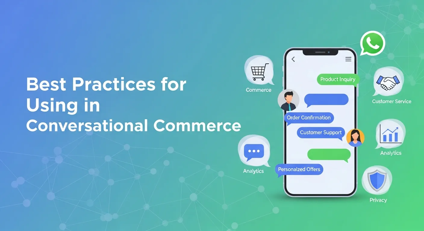 E-commerce concept showing WhatsApp chat tools enhancing sales, support, and marketing campaigns