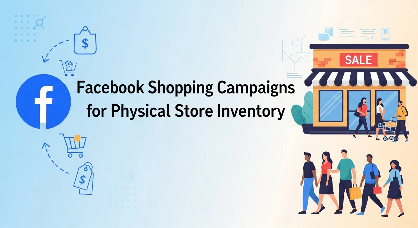 Chart showing sales generated from Facebook shopping campaigns for offline inventory