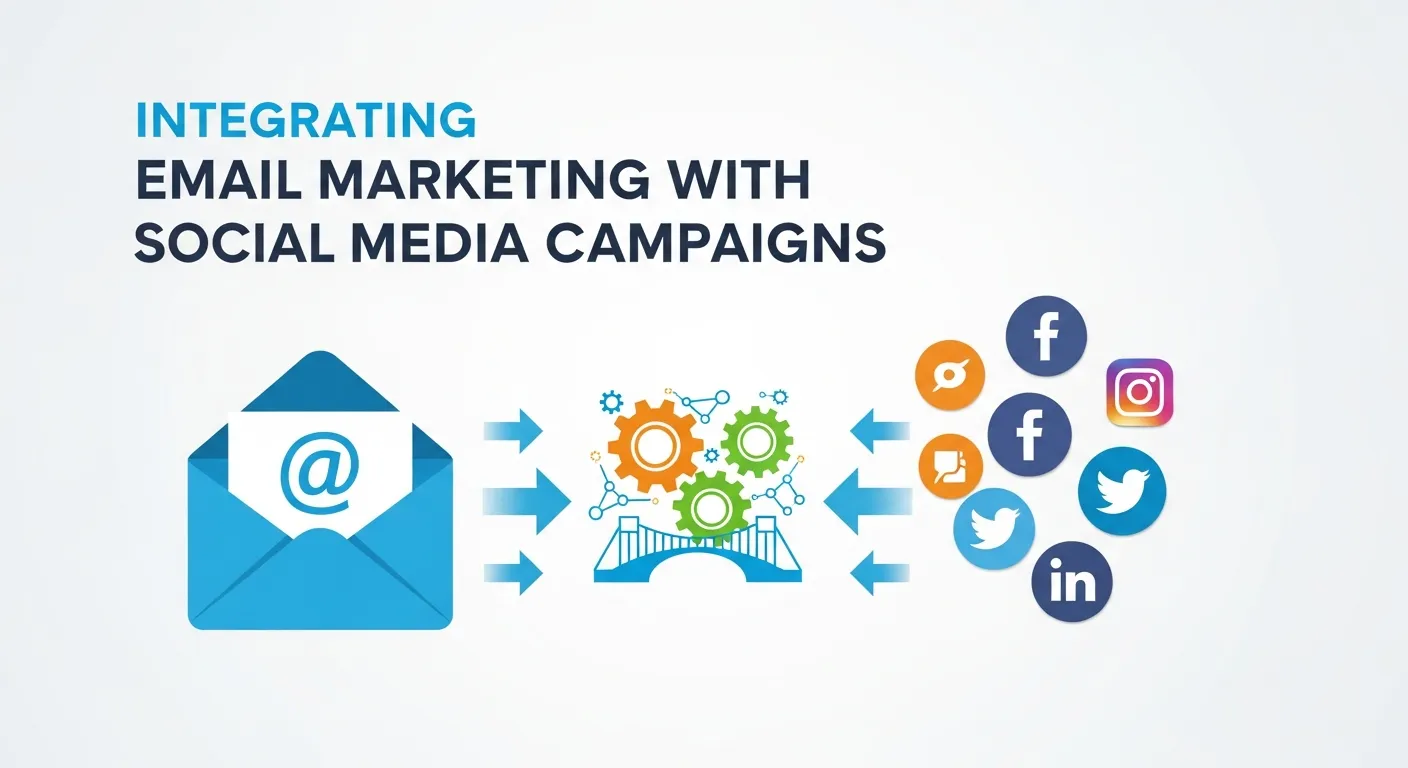 Analytics showing how email and social media campaigns work together to increase orders