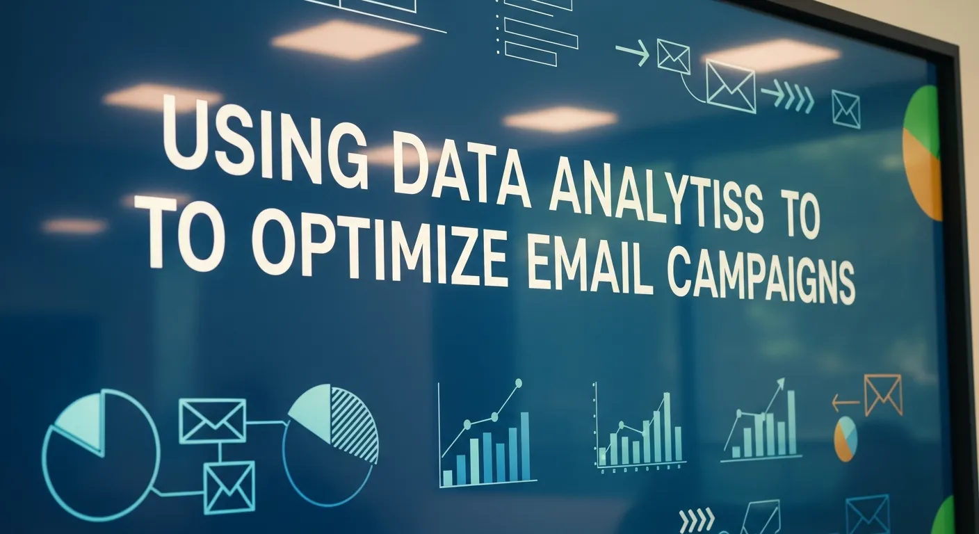 Digital analytics tracking effectiveness of email campaigns for drop shipping business