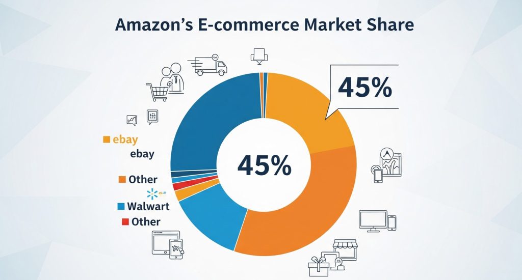 How Big is Amazon's Slice of the E-commerce Pie?