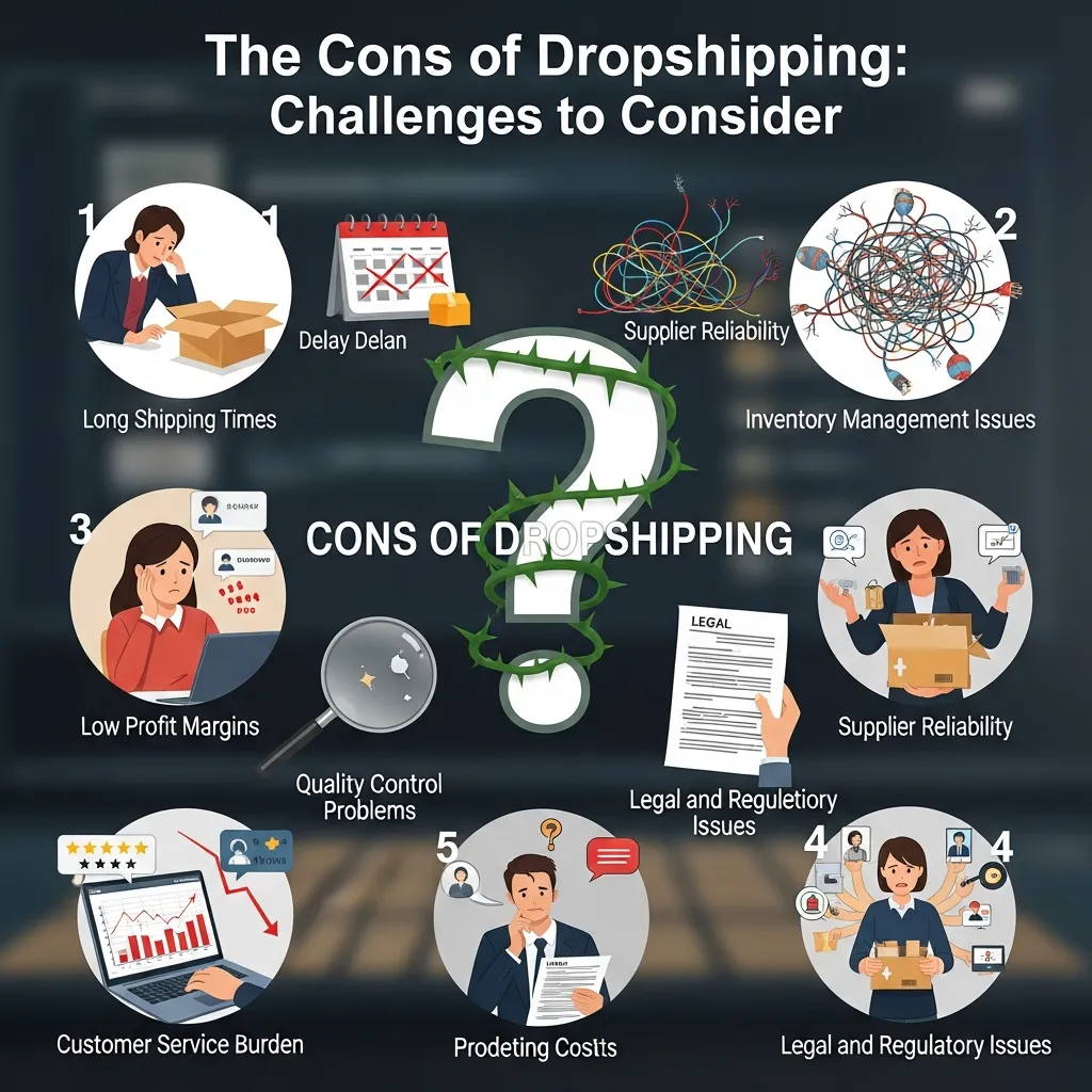 The Cons of Dropshipping 