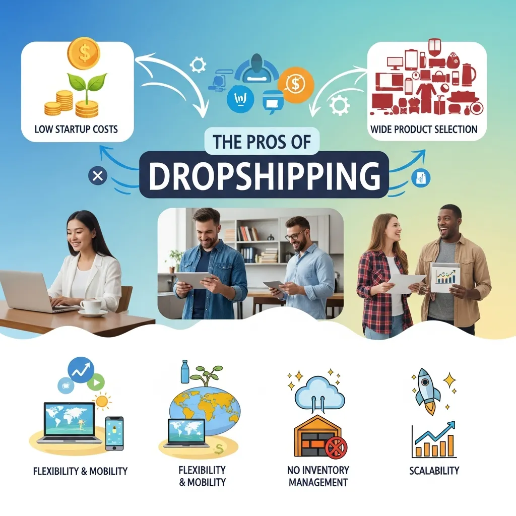The Pros of Dropshipping