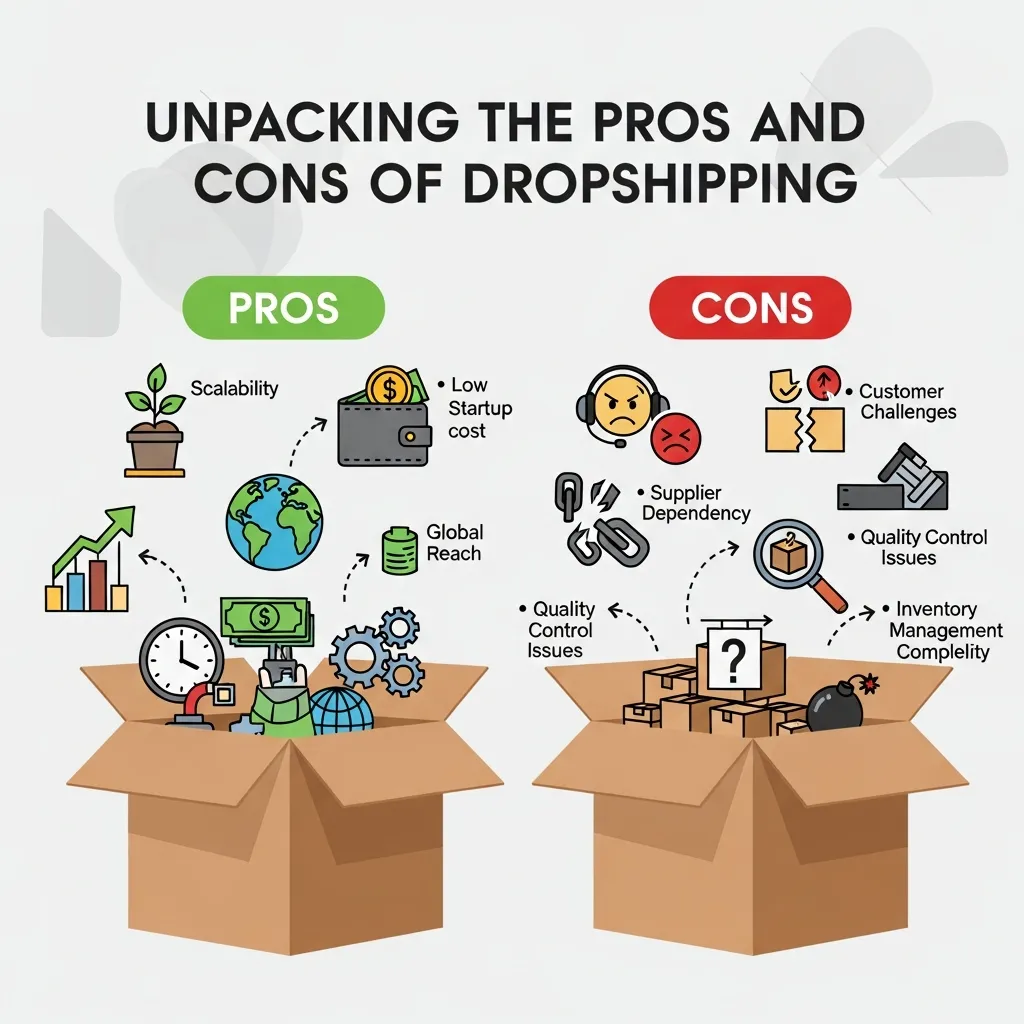 Pros and Cons of Dropshipping