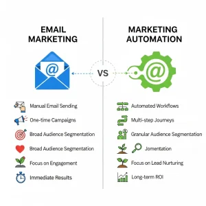 Email Marketing vs Marketing Automation