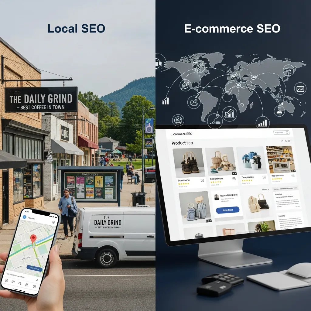 Local SEO vs E-commerce SEO