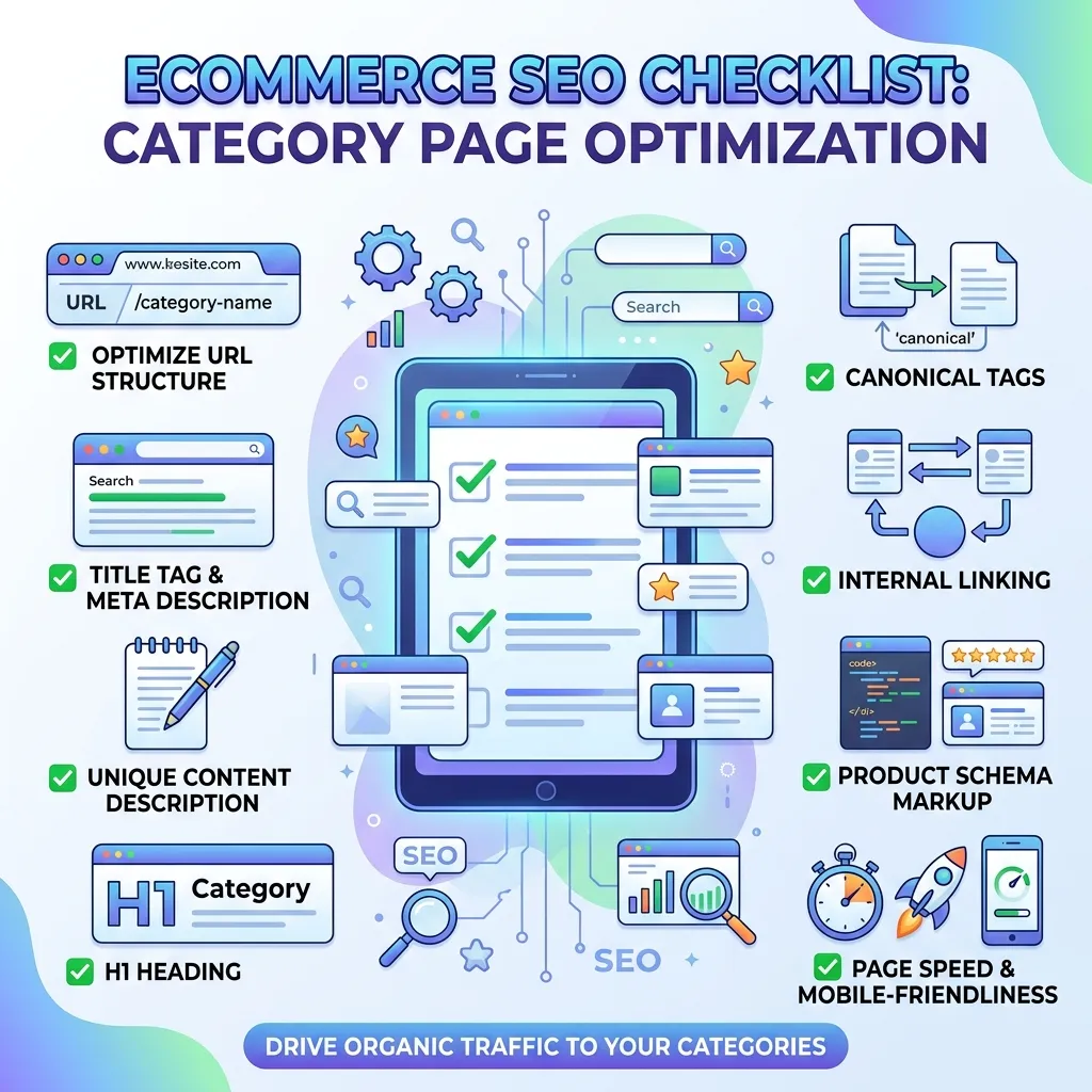 Ecommerce SEO Checklist Category Page Optimization