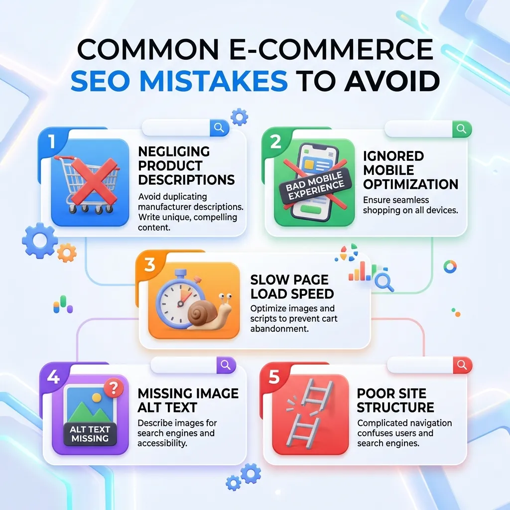 E-commerce SEO Mistakes to Avoid