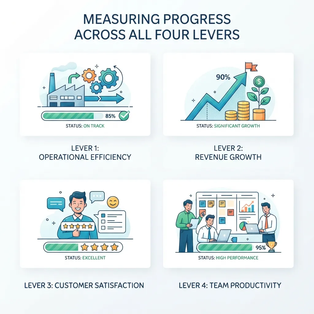 Measuring Progress Across All Four Levers