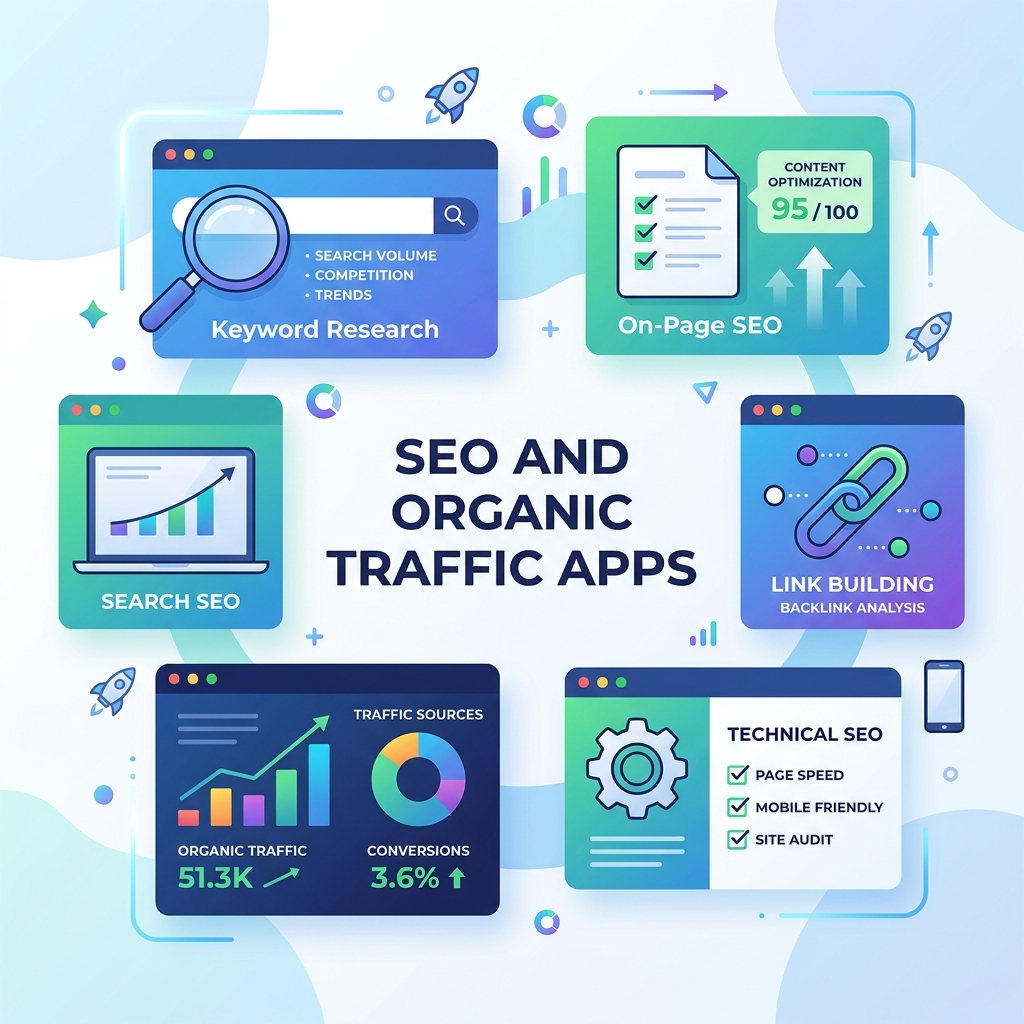 SEO and Organic Traffic Apps