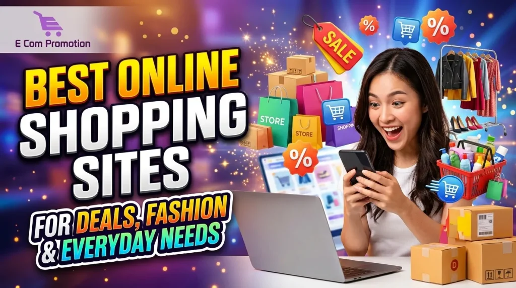 Best Online Shopping Sites for Deals, Fashion, and Everyday Needs