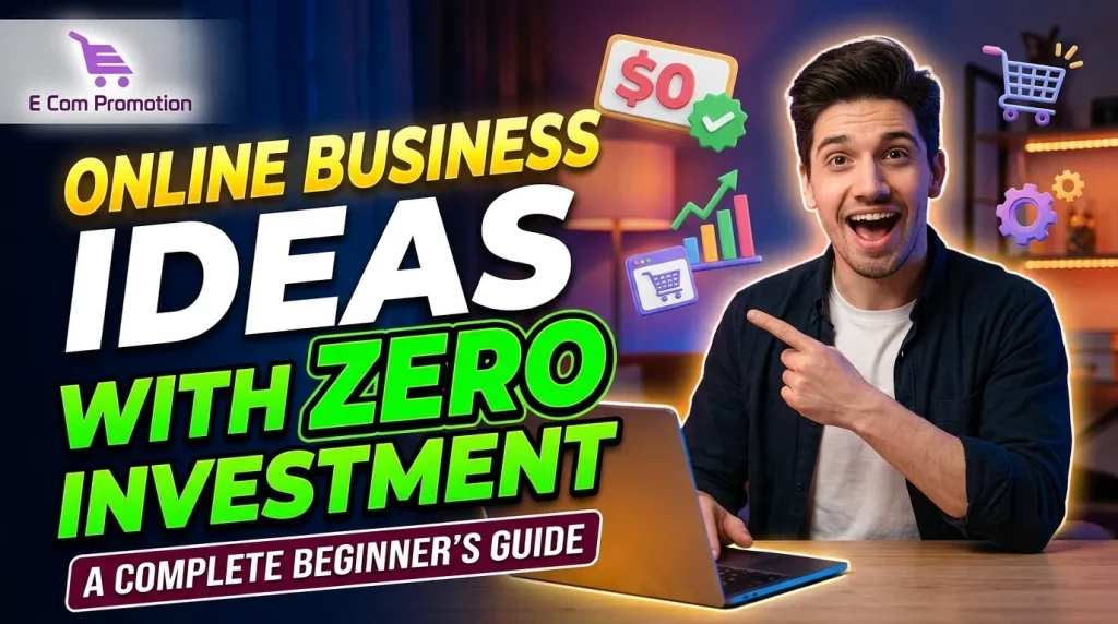 Online Business Ideas with Zero Investment A Complete Beginner’s