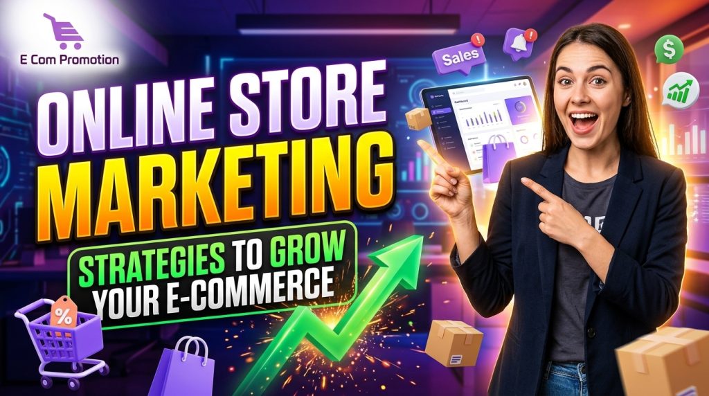 Online Store Marketing Strategies to Grow Your E-Commerce Business