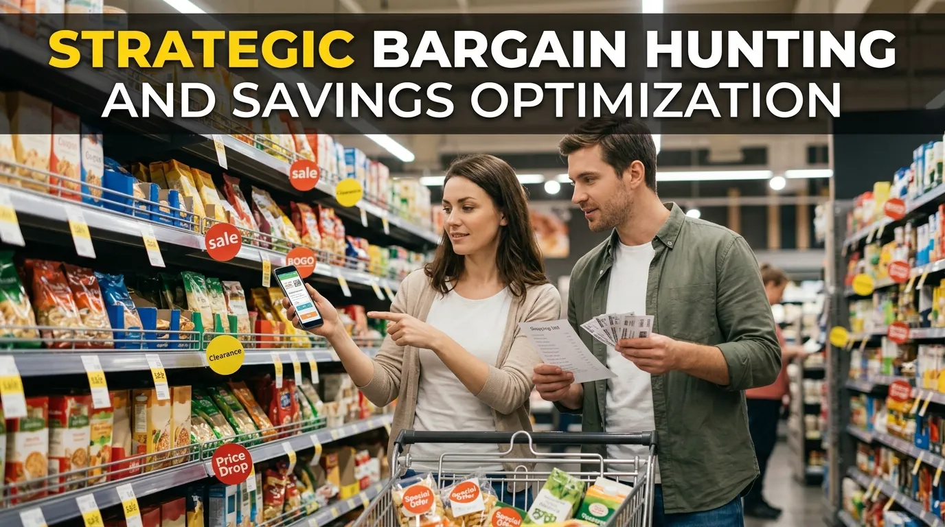 Strategic Bargain Hunting and Savings Optimization